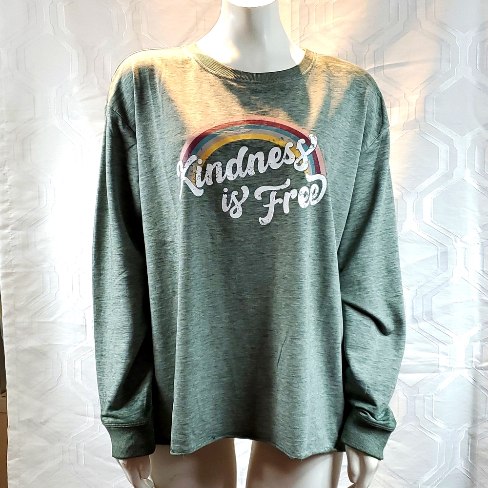 NWT C&C California Moss Green Long Sleeve Shirt Size Medium